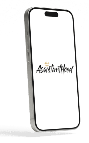 The AssistantHood app on an iPhone