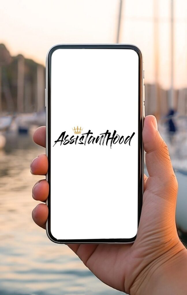The AssistantHood app open on a phone
