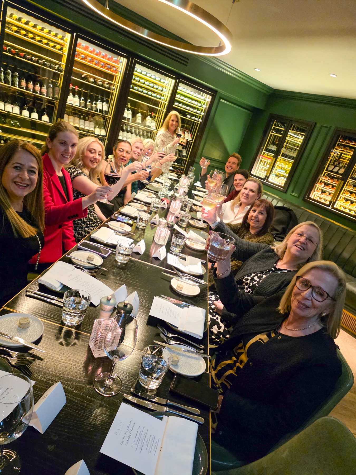 PA Way Meet Up Mixer dinner toast