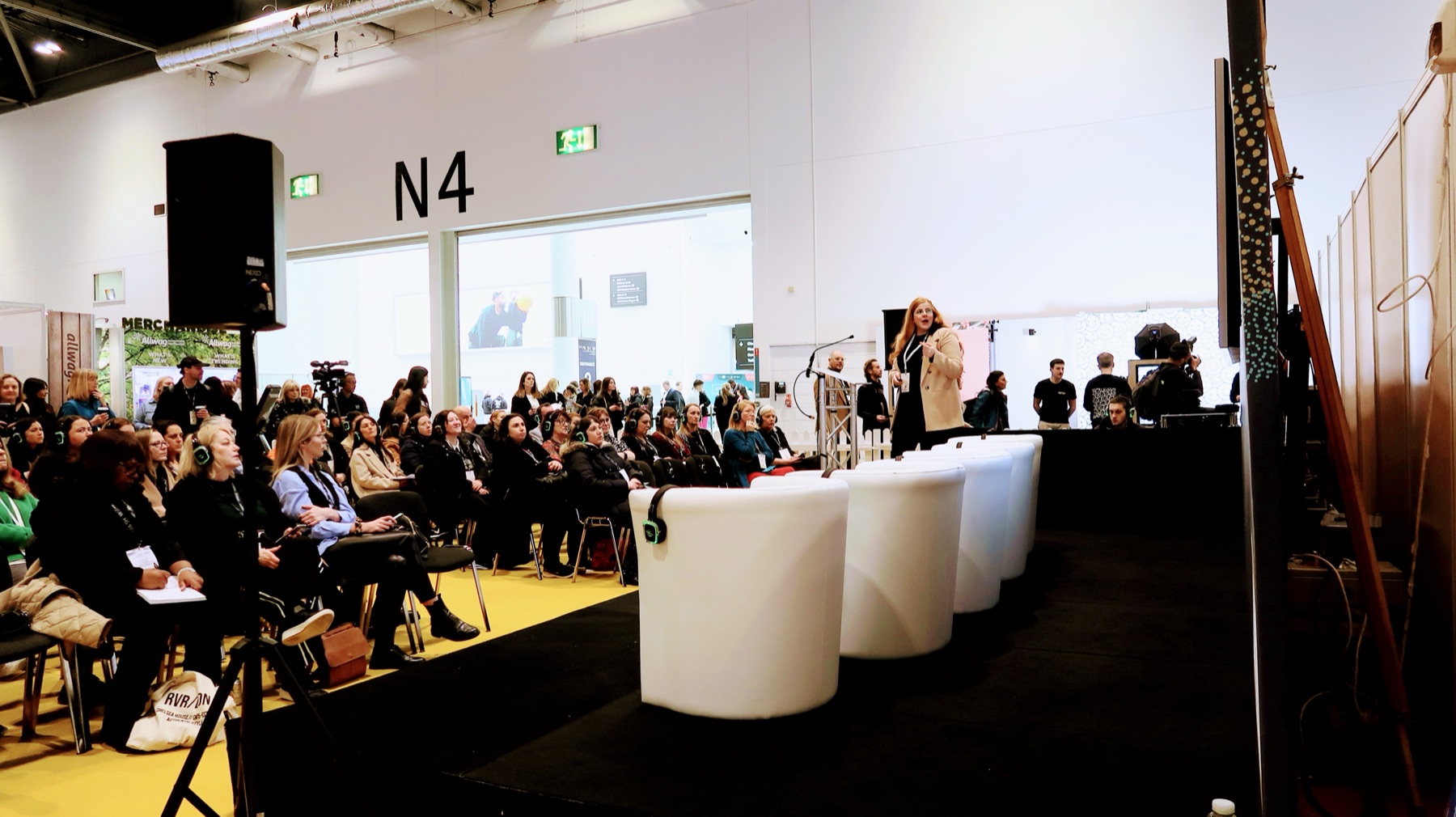 Skevi leading a seminar session
