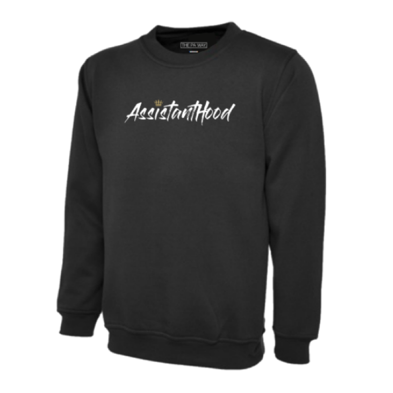 AssistantHood Sweatshirt Black