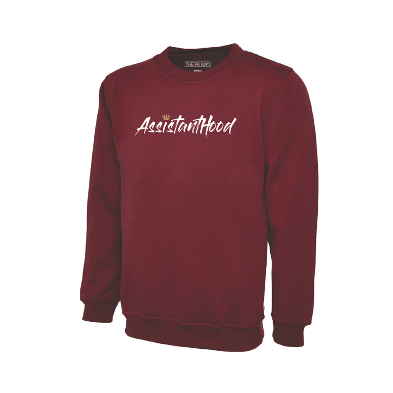 AssistantHood Sweatshirt Maroon