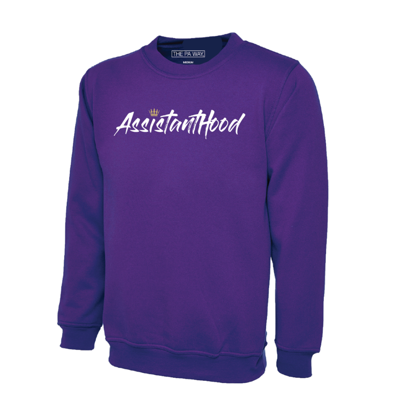 AssistantHood Sweatshirt Purple