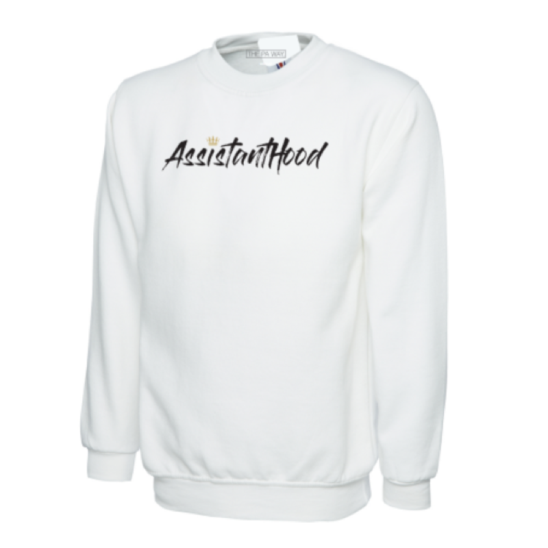 AssistantHood Sweatshirt White