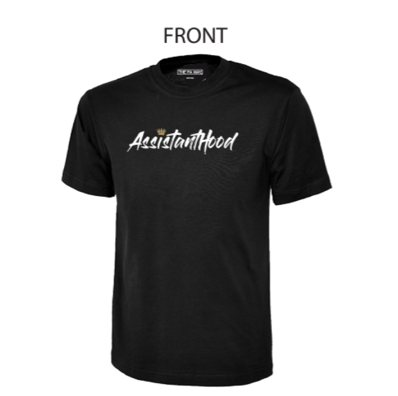AssistantHood T Shirt Black